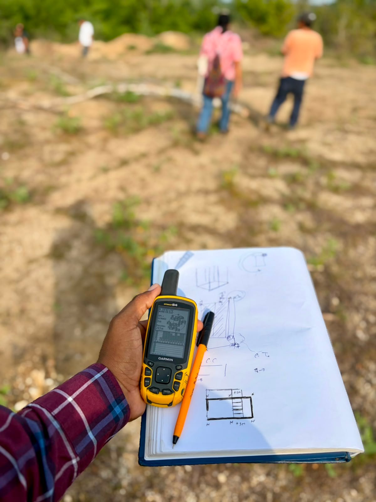 Levantamiento topográfico con equipo GPS